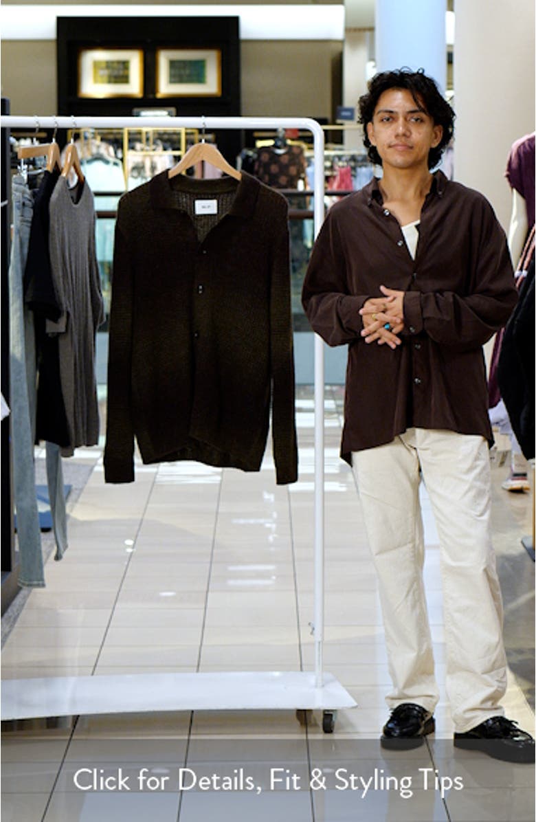 Thor Gradient Bubble Stitch Cardigan, sales video thumbnail