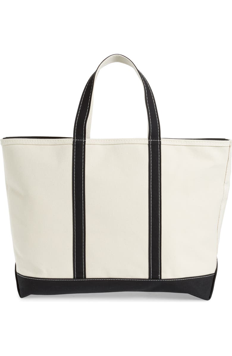 L.L.Bean Zip Top Boat & Tote Bag, Main, color,