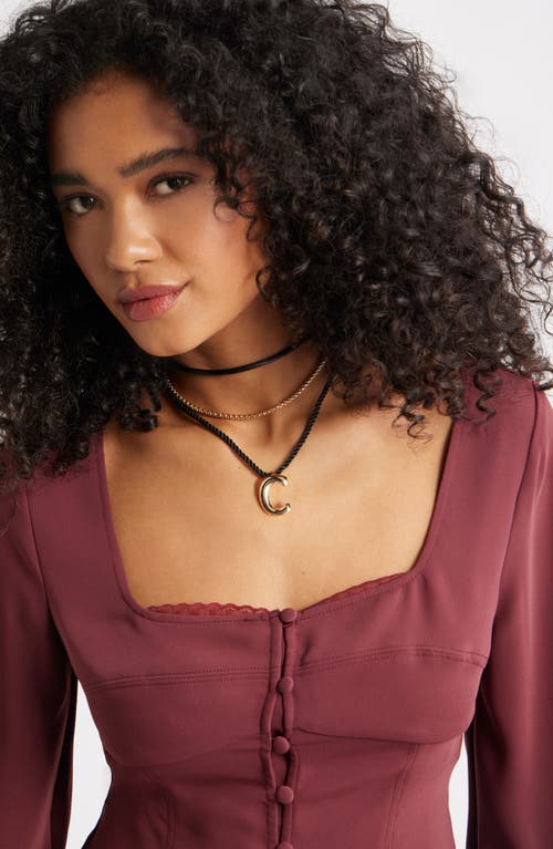 Open Edit Set Of 3 Interchangeable Initial Pendant Necklaces