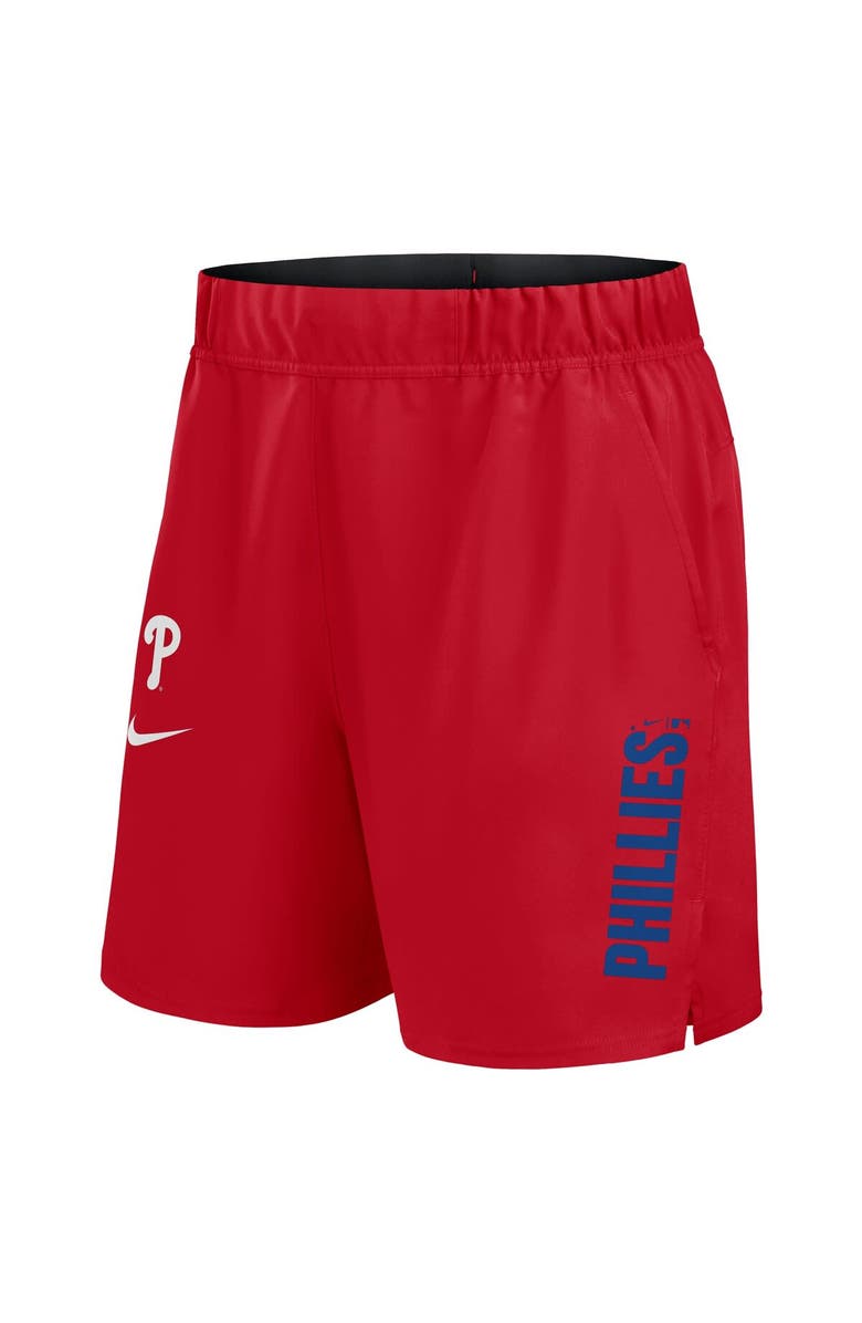 Nike Men's Nike Red Philadelphia Phillies Woven Victory Performance Shorts, Alternate, color, Red