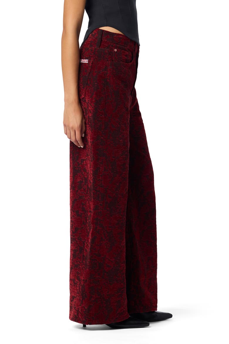 Jolene Wide Leg Pants, Alternate, color, DARK CHALET