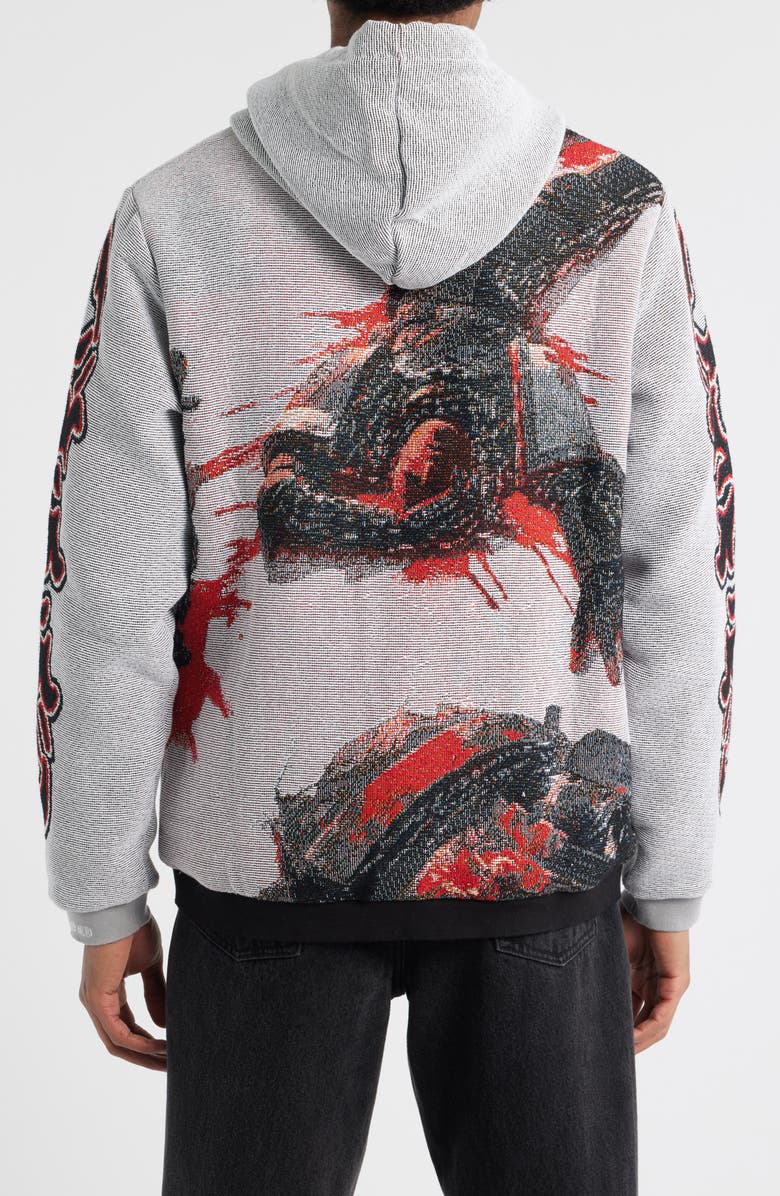 VERYRARE Dead Soldier Graphic Hoodie, Alternate, color, Gray