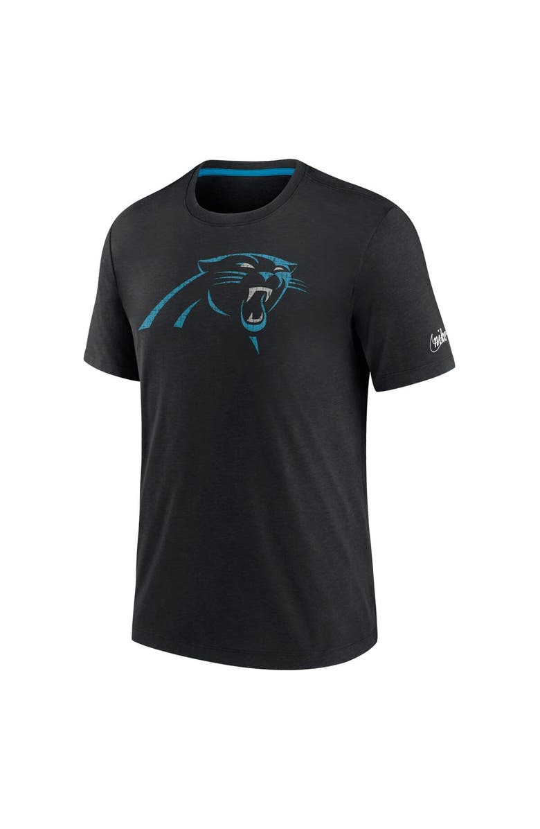 Nike Men's Nike Black Carolina Panthers Playback Logo Tri-Blend T-Shirt, Alternate, color, 
