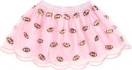 Sweet Wink Mini Sequin Footballs Tutu Skirt