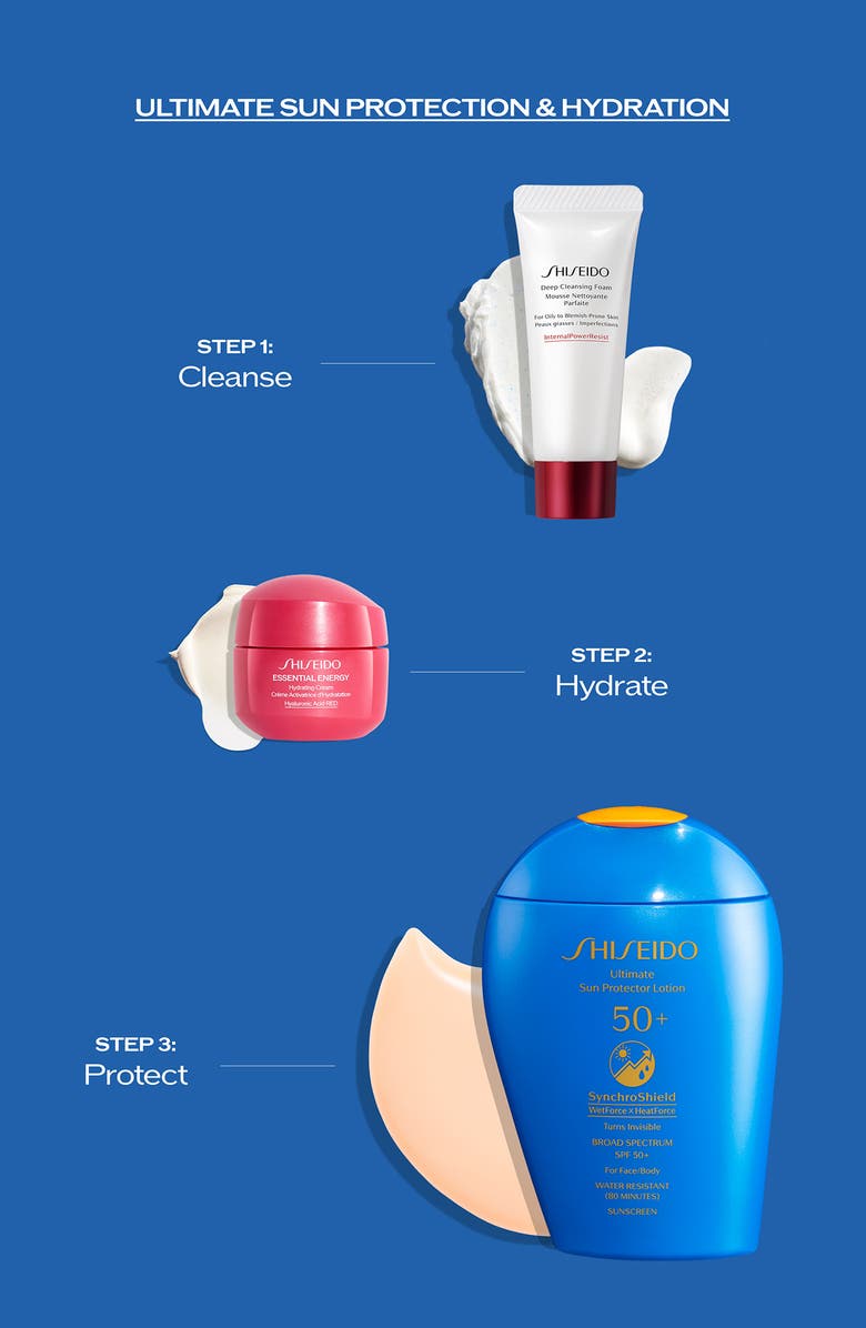 Shiseido Ultimate Sun Protection & Hydration Set (Limited Edition) $69 Value, Alternate, color, 