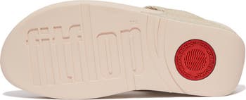 FitFlop Lulu Glitz Canvas Platform Flip Flop (Women
