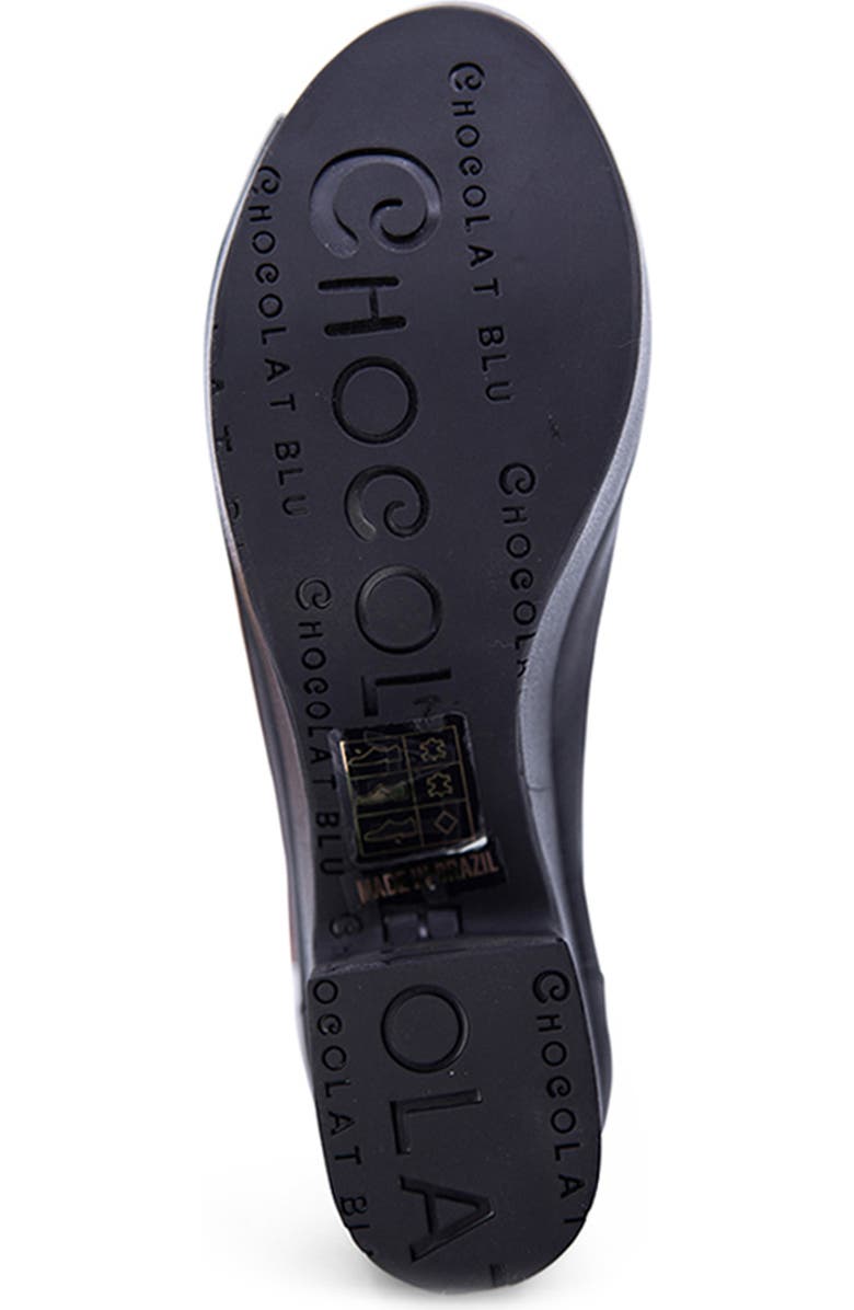 Chocolat Blu Gion Peep Toe Platform Bootie, Alternate, color, Black Leather