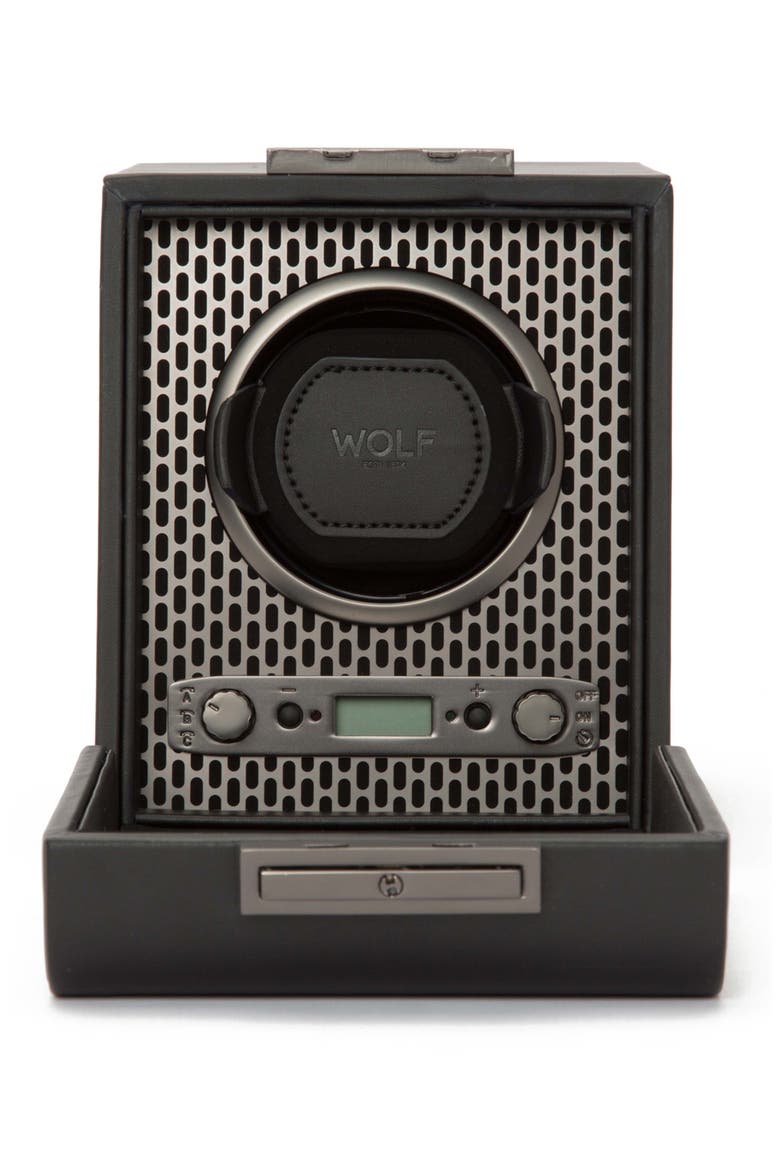 Axis Single Watch Winder, Alternate, color, POWDER COAT
