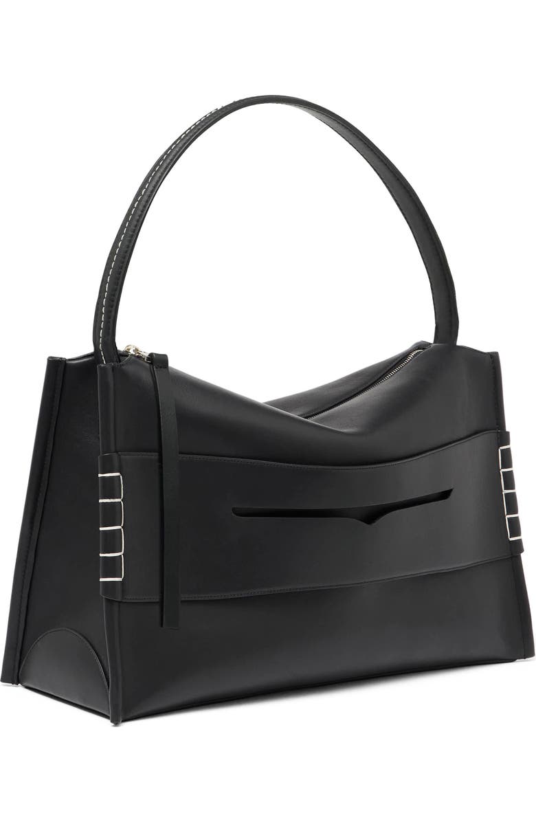 JW Anderson Large Loafer Leather Top Handle Bag, Alternate, color,