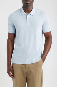Vince Cotton Slub Jersey Polo