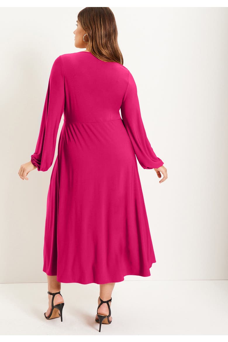 Empire Waist Dress, Alternate, color, DARK SAPPHIRE