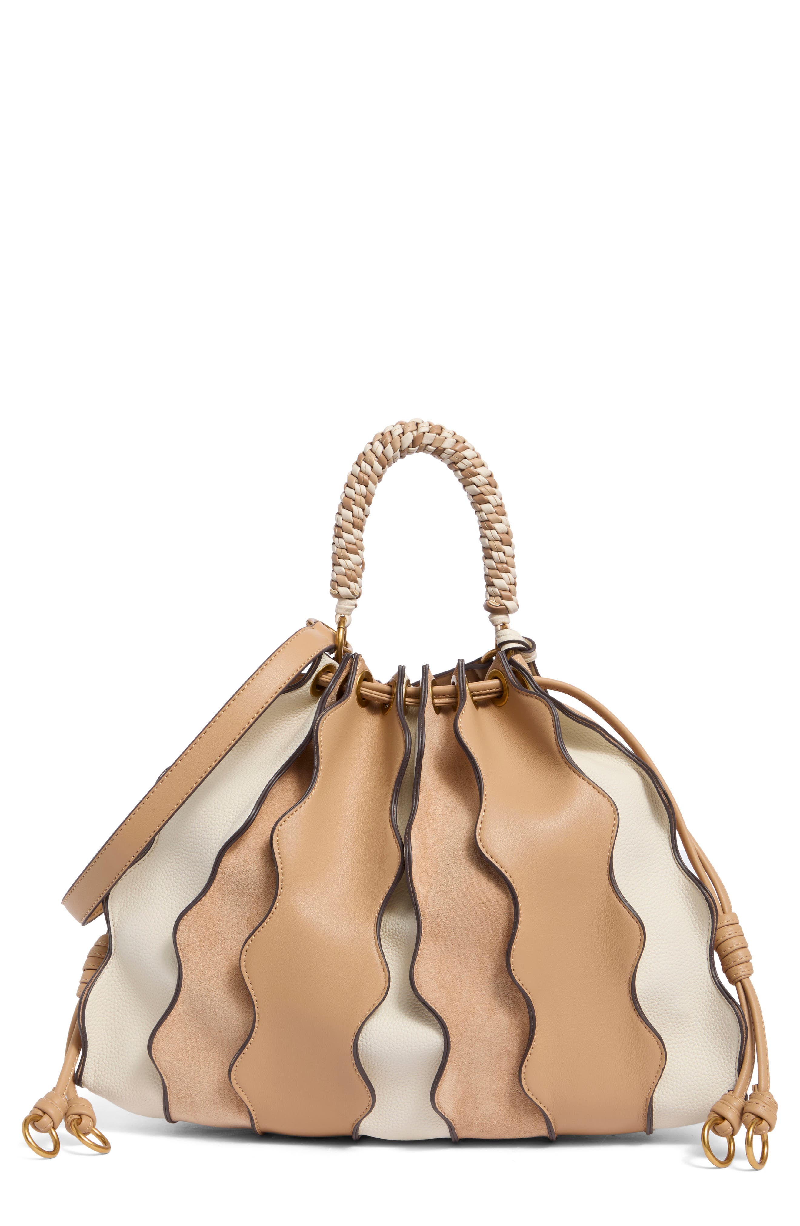 Dolce Vita Antoniaa Faux Leather Hobo, Main, color, Natural Multi