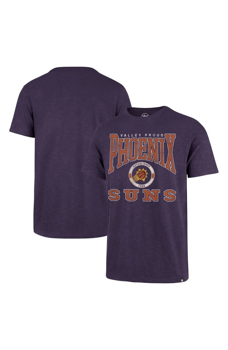 '47 Men's '47 Purple Phoenix Suns All Out Scrum T-Shirt, Main, color, 