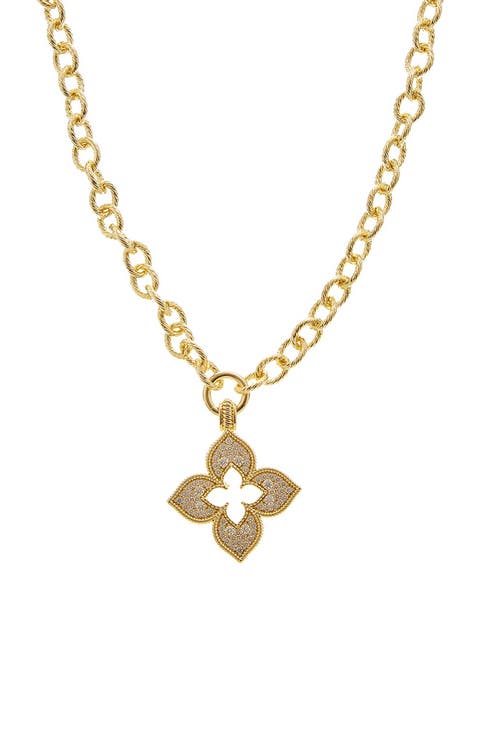 Open Clover Pendant Necklace