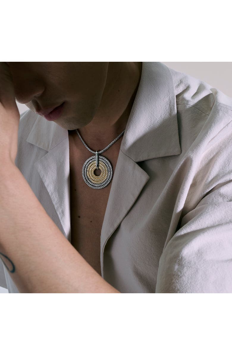 John Hardy Rata Chain Pendant Necklace, Alternate, color, 