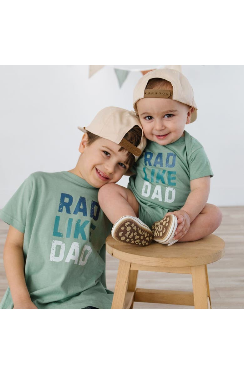 Sweet Wink Rad Like Dad Short Sleeve T-Shirt, Alternate, color, Sage