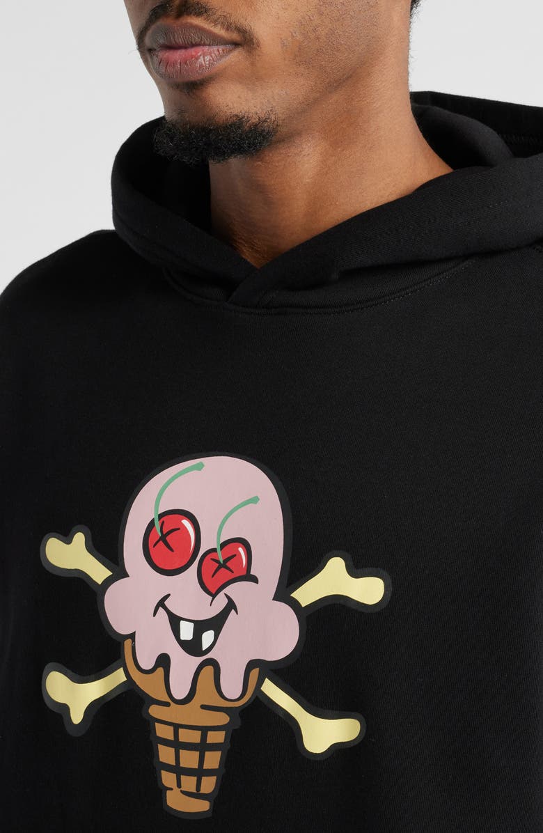 ICECREAM Cones Hoodie, Alternate, color, Black