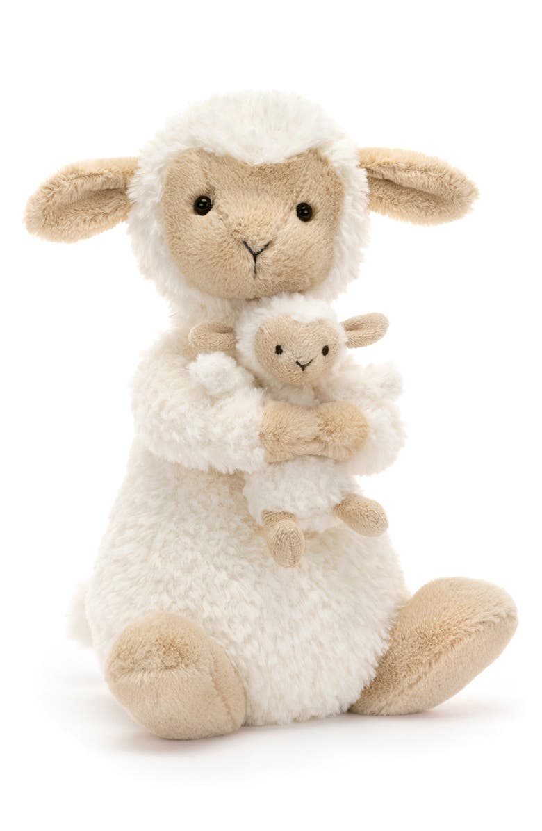 Jellycat Huddles Sheep Stuffed Animal, Main, color, 
