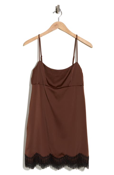 Lace Trim Minidress