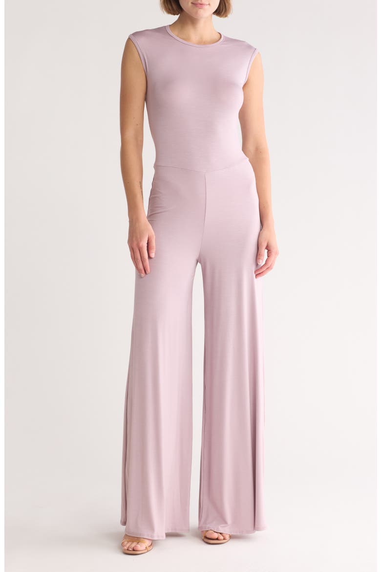 Sleeveless Jumpsuit, Main, color, ELDERBERRY