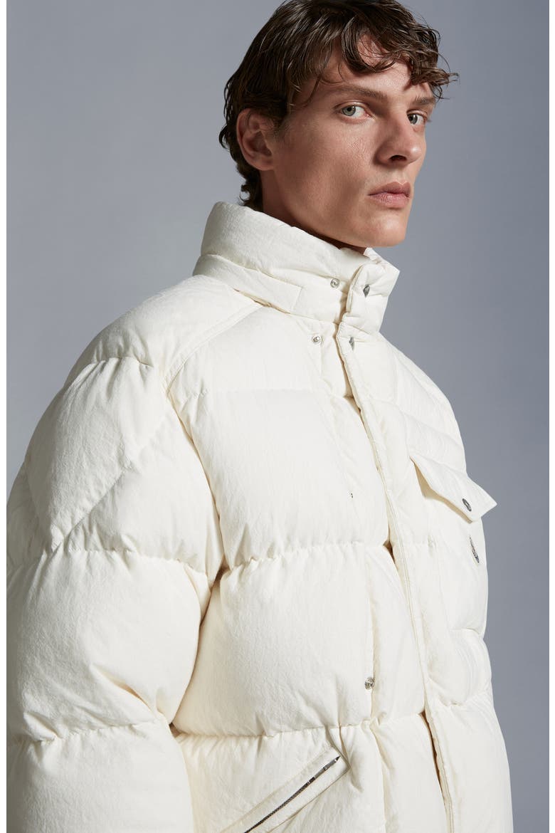 Karakorum Cotton Hooded Down Jacket, Alternate, color, WHITE