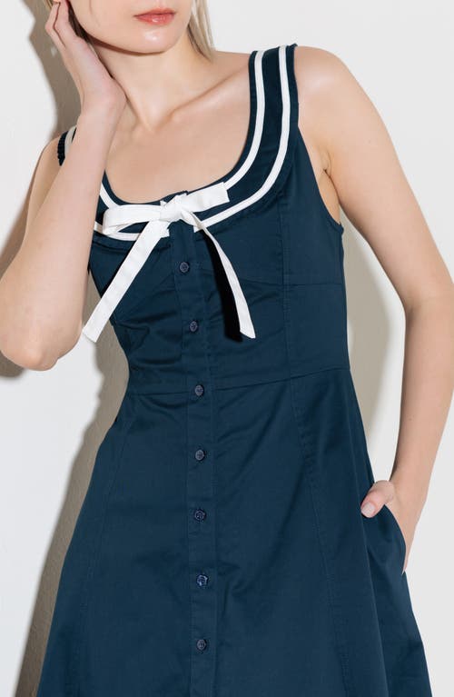 Freemarket Sleeveless Fit & Flare Midi Dress