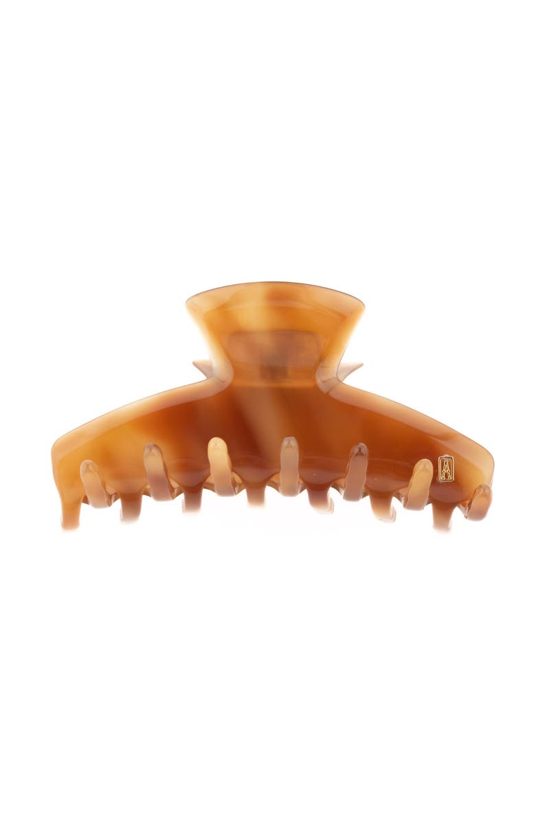 Alexandre de Paris Ethic Acetate Hair Claw Clip, Main, color, Caramel
