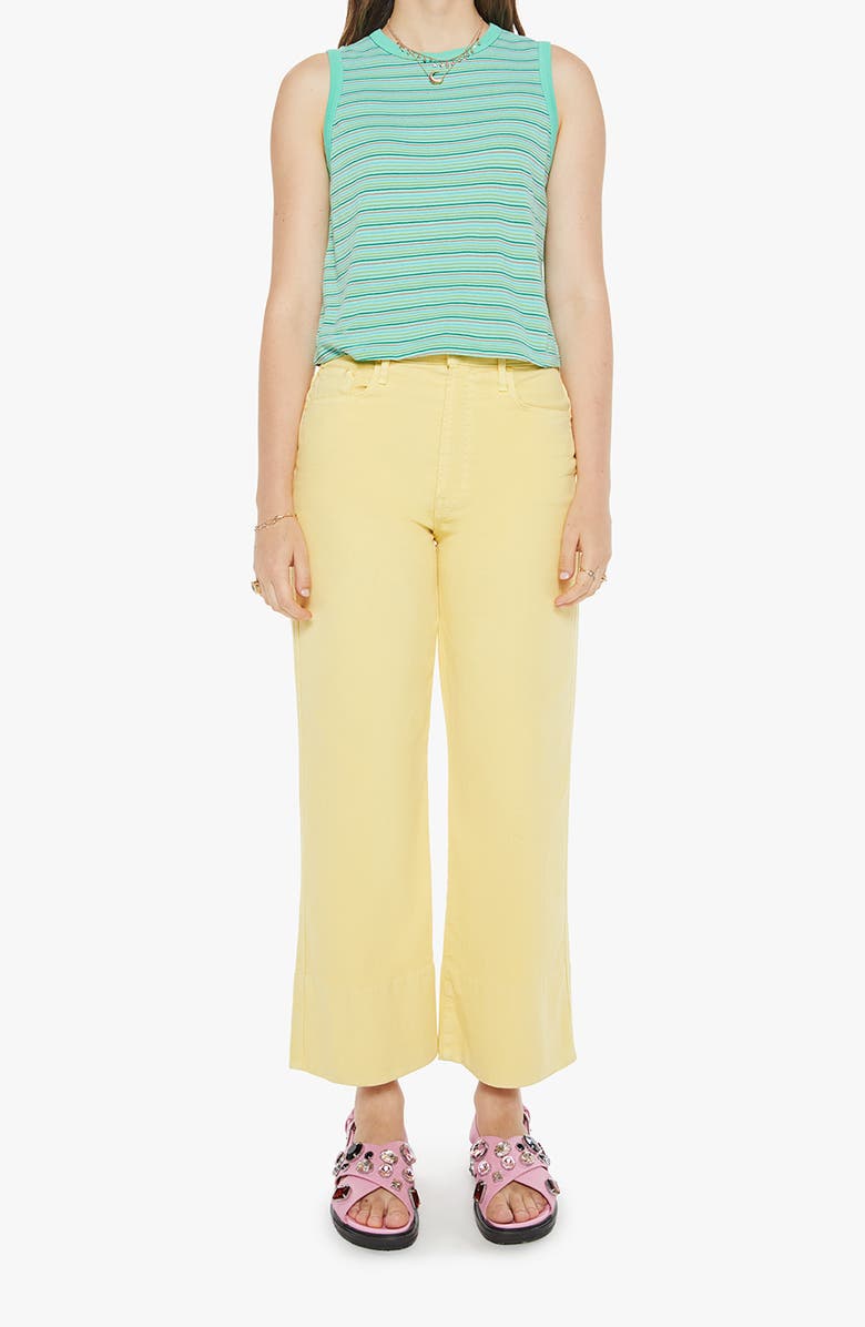 MOTHER Silenty Type Tank Top, Alternate, color, Summer Green