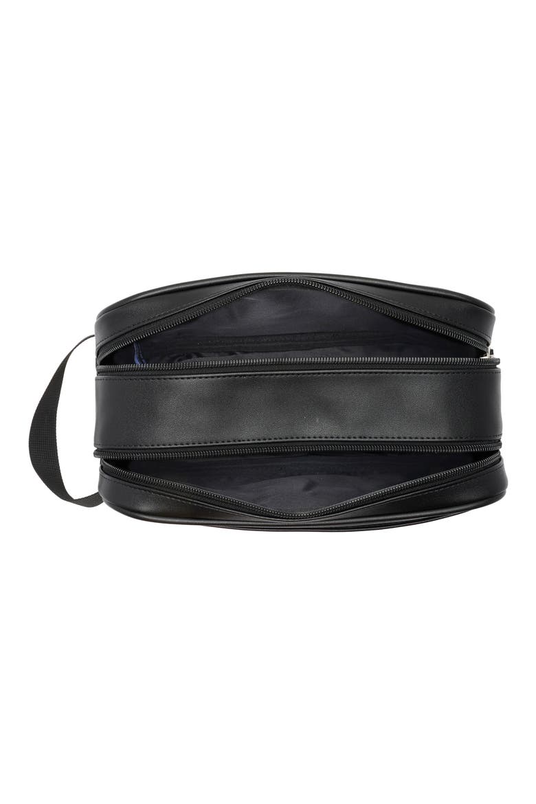 Zip Top Dopp Kit, Alternate, color, BLACK