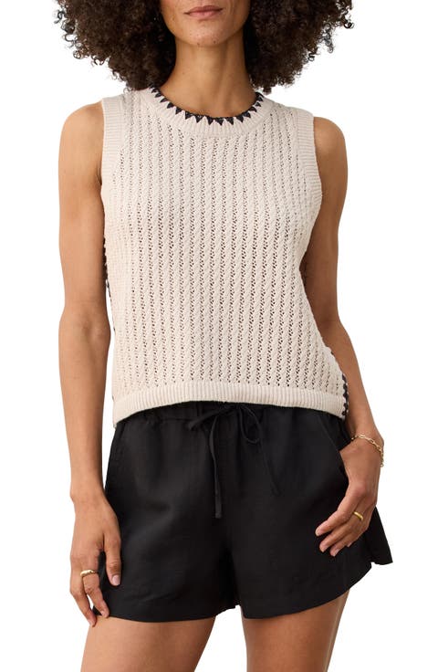[DIGUE]★ marine stripe sleeveless KNIT★ Marine Layer Sweater Vests | Nordstrom