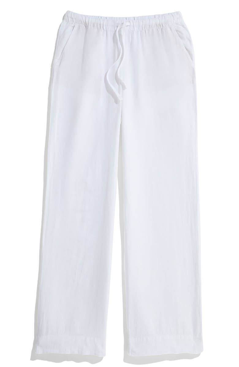 vineyard vines Linen Drawstring Pants, Main, color, 