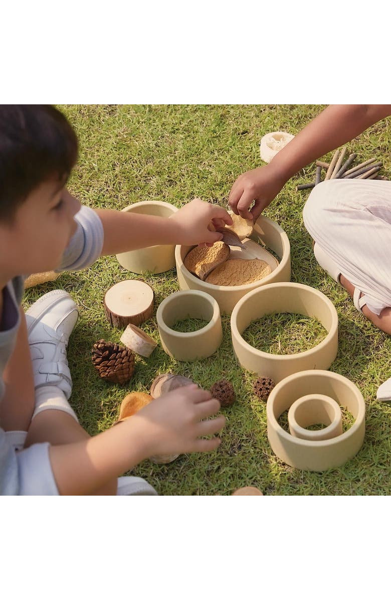 Kaplan Early Learning Company Discovery Circles - Natural - 6 Pieces, Alternate, color, Beige