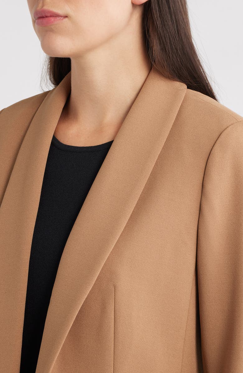 Anne Klein Shawl Collar Blazer, Alternate, color, Vicuna