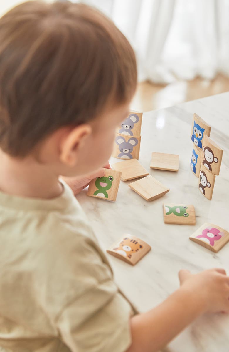 PlanToys<sup>®</sup> Animals Matching Game, Alternate, color, Assorted