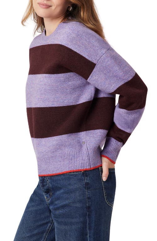 Scotch & Soda Crewneck Pullover Sweater In Purple