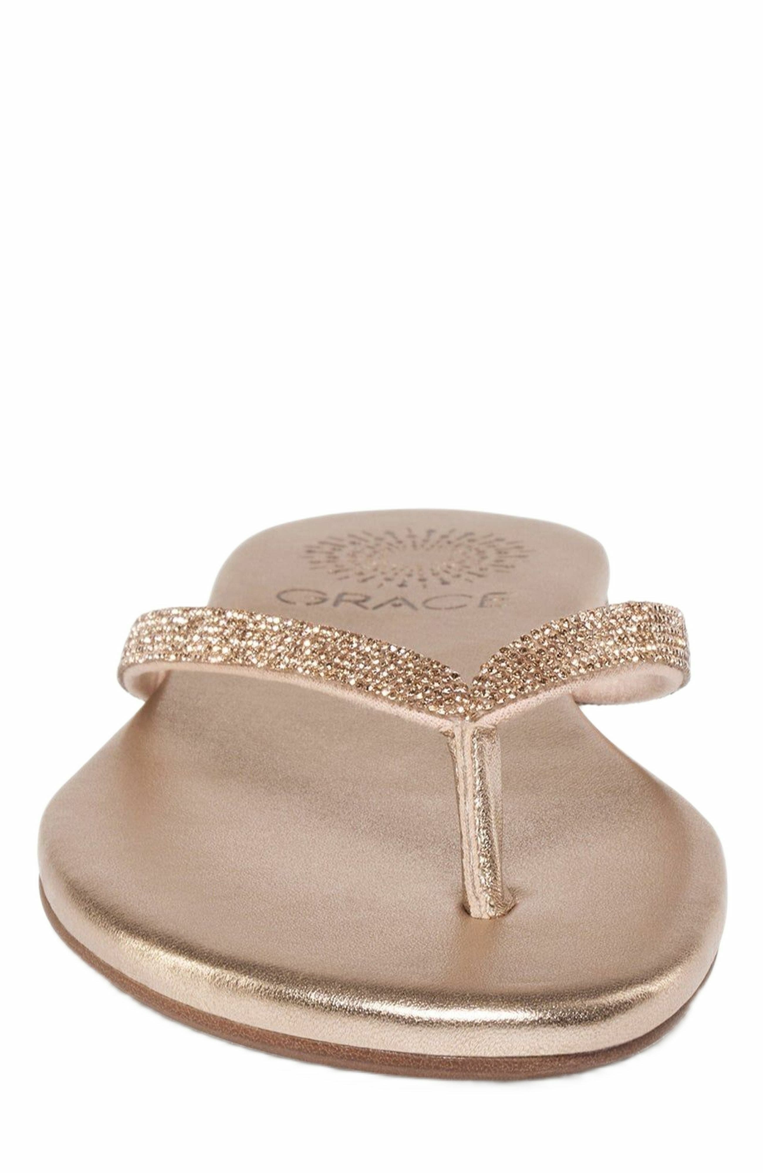 Sunset Flip-Flop Sandal, Alternate, color, CHAMPAGNE
