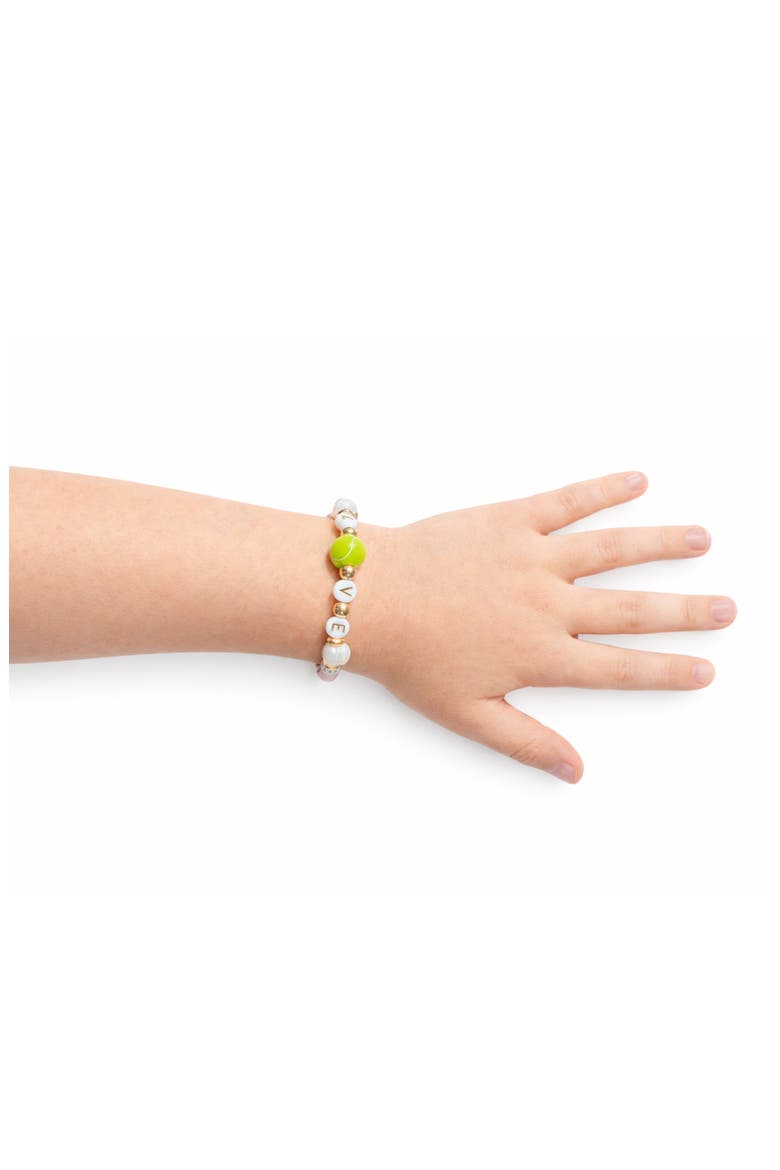 Tennis Lovers Women's Bracelet Set, Alternate, color, Green/White/Pink/Blue
