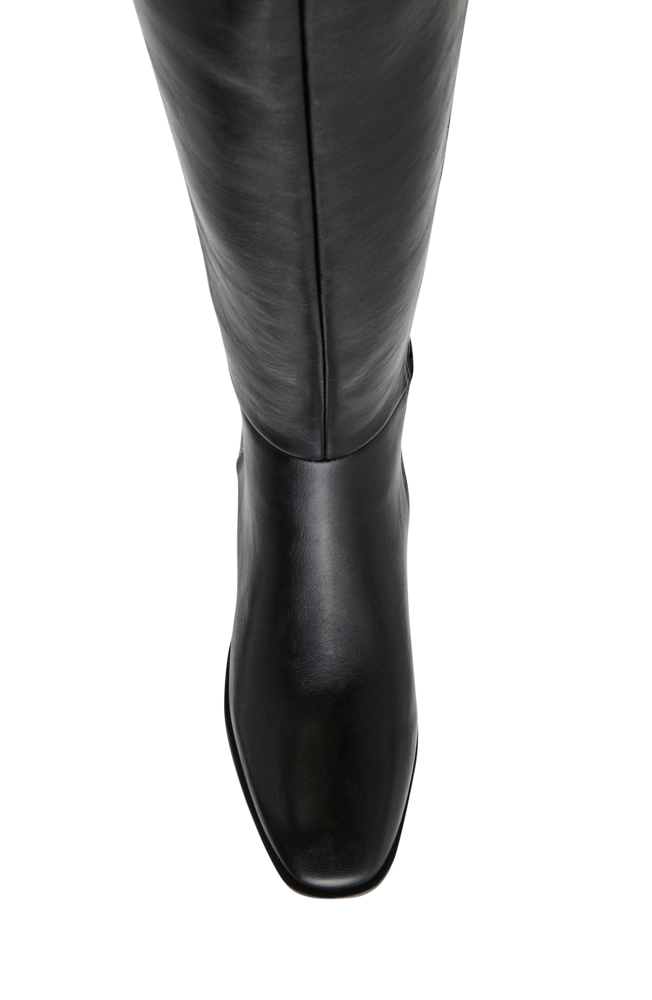 Anne Klein Candela Riding Boot, Alternate, color, Black Pu