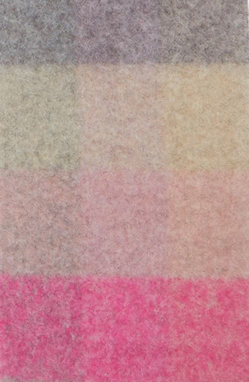 Acne Studios Vally Plaid Alpaca, Wool & Mohair Blend Scarf In Multi
