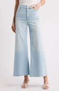 FRAME Le Palazzo High Waist Crop Wide Leg Jeans