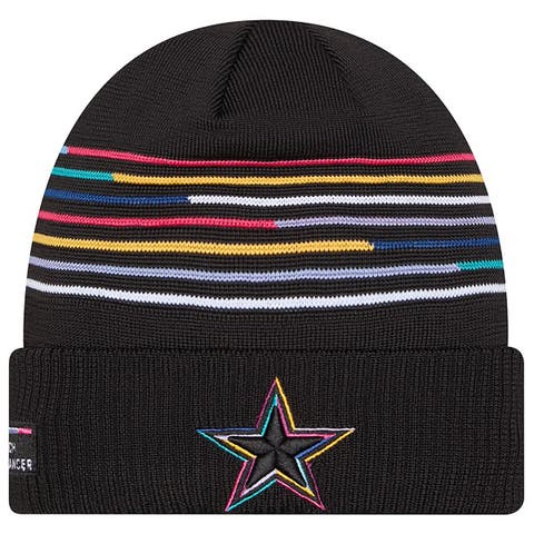 Men's New Era Black Dallas Cowboys 2025 NFL Crucial Catch Cuffed Knit Hat