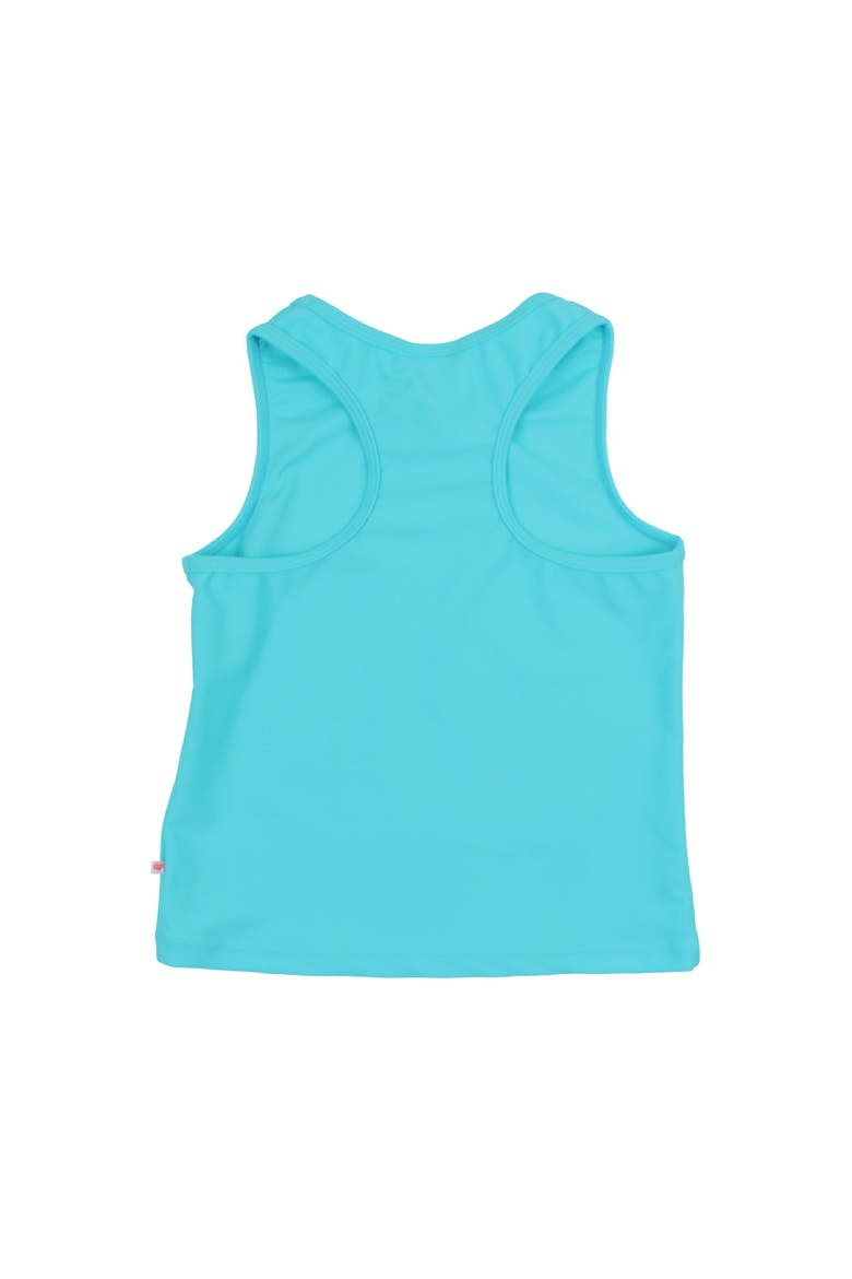 Girls Active Tank Top, Alternate, color, Bright Aqua