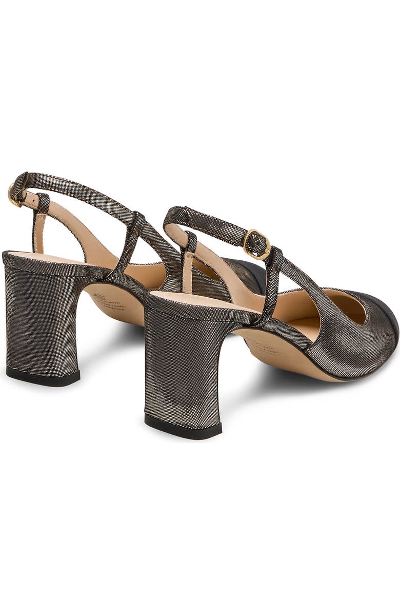 Stuart Weitzman Babette Cap Toe Slingback 60 Pump, Alternate, color,