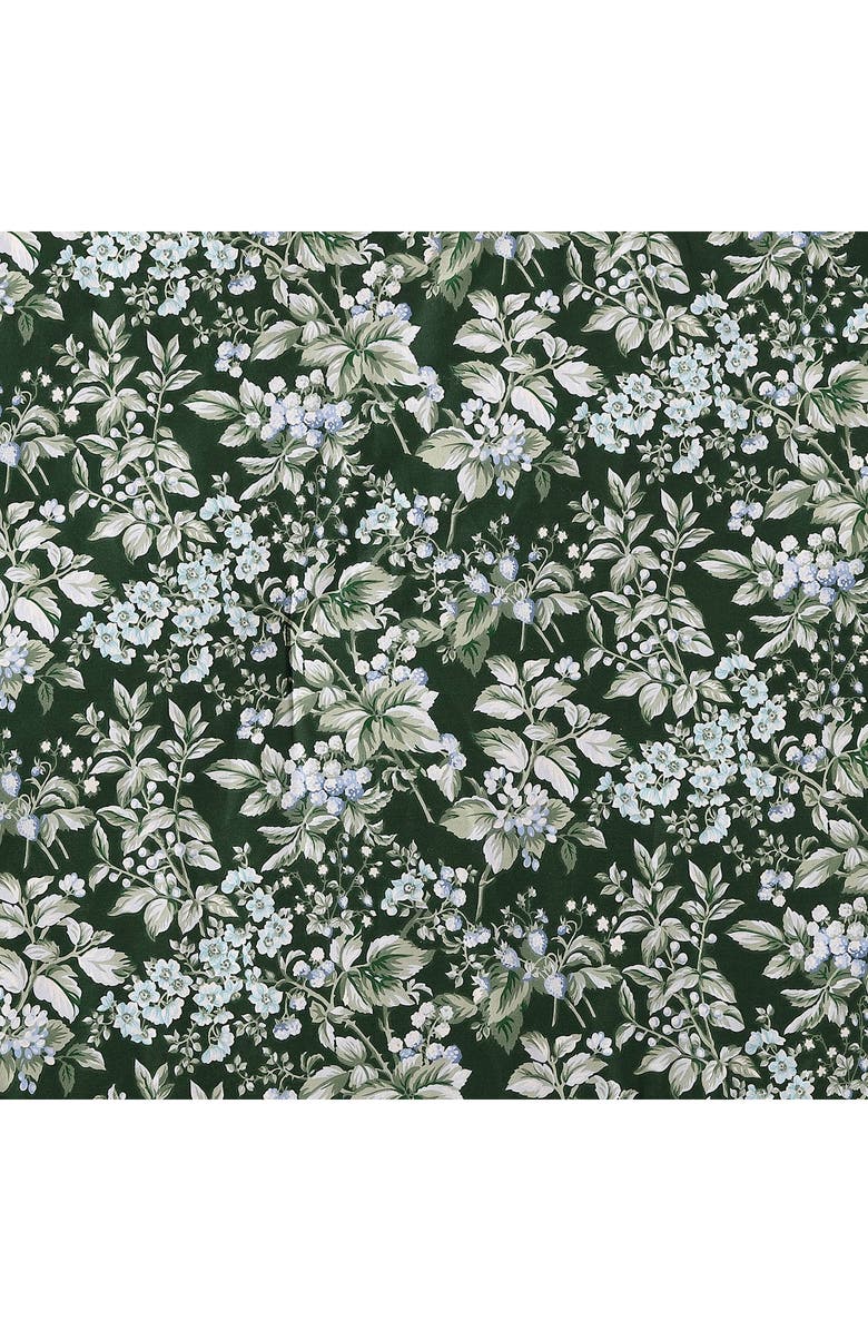 Laura Ashley Bramble Quilt & Sham Set, Alternate, color, Forest Green