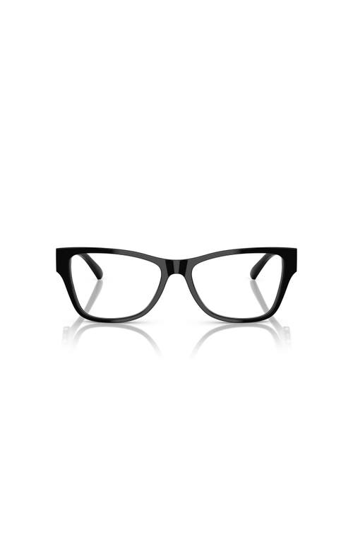 Jimmy Choo 54mm Rectangle Optical Glasses In Black