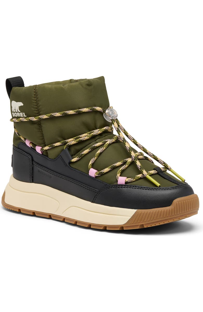 SOREL Whitney III Waterproof Short Boot, Main, color, Utility Green/ Black