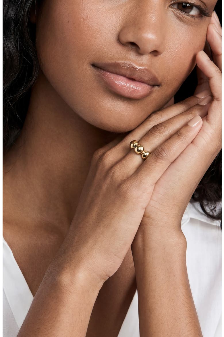 Orb Statement Ring, Alternate, color, GOLD