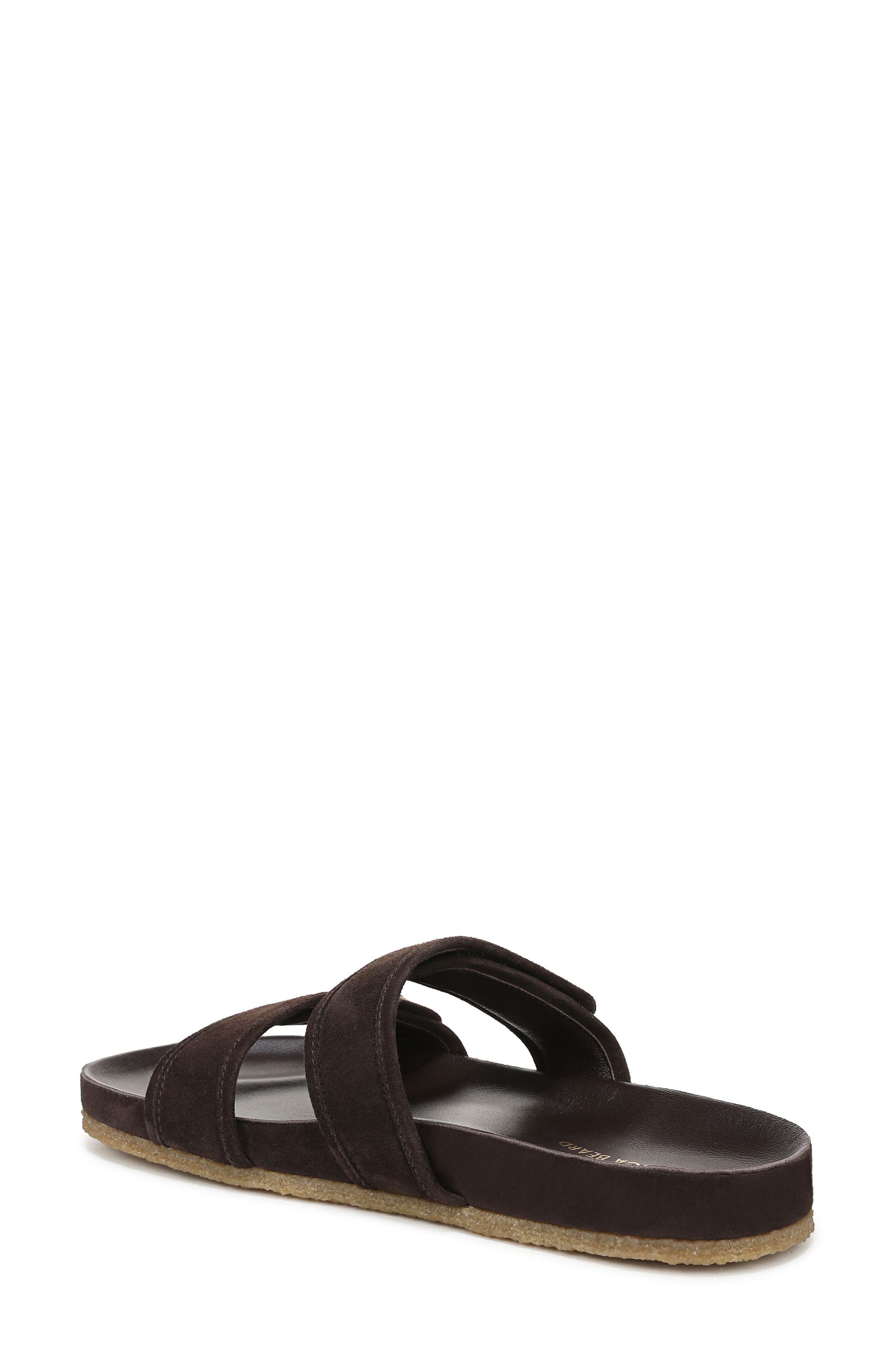 Veronica Beard Percey Slide Sandal, Alternate, color, Espresso