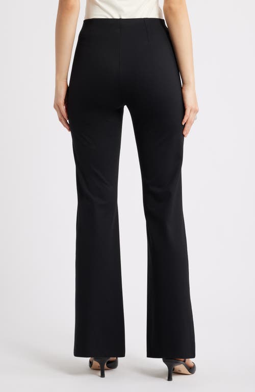 Open Edit High Waist Flare Pants In Black