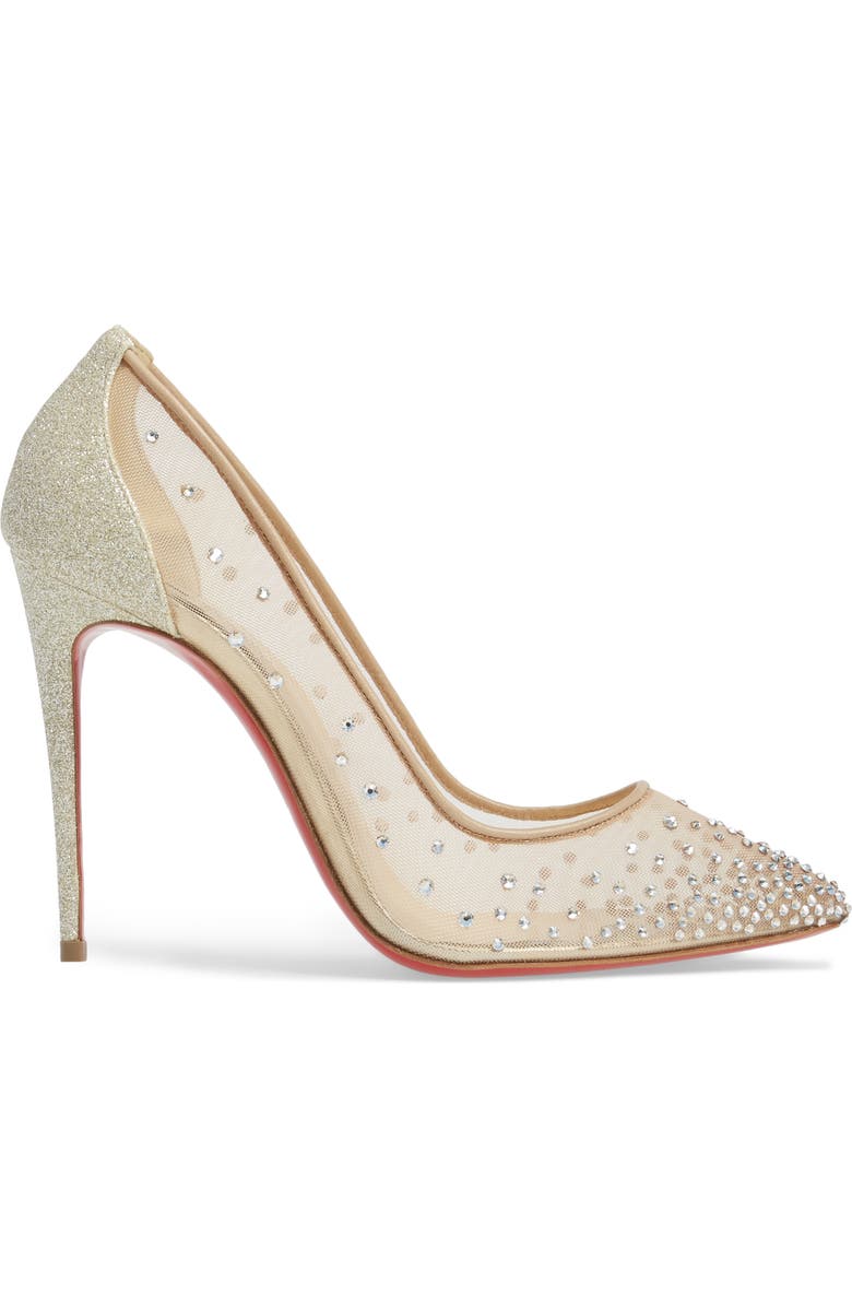 Christian Louboutin Follies Strass Pump, Alternate, color,
